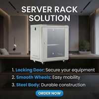 Supports muraux en métal pour armoire réseau, armoires murales réseau avec ventilation, rack de serveur 15U, boîtier PC pour matériel