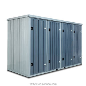 Fábrica China Fácil operación Caja personalizada Mule <span class=keywords><strong>Dolly</strong></span> Movimiento de unidades 40 Contenedor de envío con puertas laterales - Product Image 1