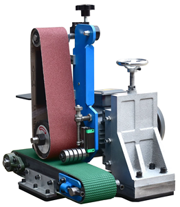 Kleine tafelmodel automatische vlakke stalen plaat polijstmachine bankschuurmachine voor metaal - Product Image 1