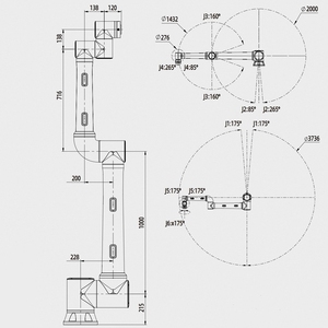 <span class=keywords><strong>Robot</strong></span> cộng tác 6 trục, tải trọng 20kg, <span class=keywords><strong>robot</strong></span> gắp đặt, <span class=keywords><strong>robot</strong></span> cộng tác xếp pallet, thiết bị tự động hóa, <span class=keywords><strong>robot</strong></span> cộng tác - Product Image 6