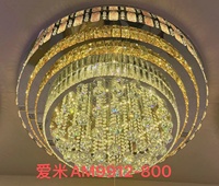 Nouveau design moderne K9/K5 lustre de plafonnier en cristal 25103 avec MP3 et télécommande, prix d'usine bon marché