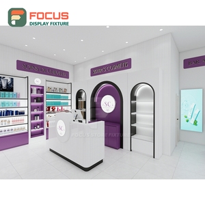 Solución Integral de Diseño Moderno para Tiendas de Cosméticos con Muebles de Madera Sólida - Product Image 6