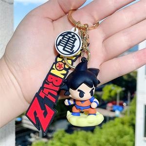 Chất Lượng Cao Dễ Thương Anime <span class=keywords><strong>Goku</strong></span> Xe PVC <span class=keywords><strong>Keychain</strong></span> Phụ Kiện Trong Số Lượng Lớn Phim Hoạt Hình Cao Su 3D <span class=keywords><strong>Keychain</strong></span> - Product Image 5