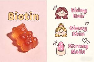 OEM Private Label Adult <b>Multivitamin</b> <b>Gummies</b> with Biotin for Hair Skin Nails Support Natural Gluten-Free - Product Image 5