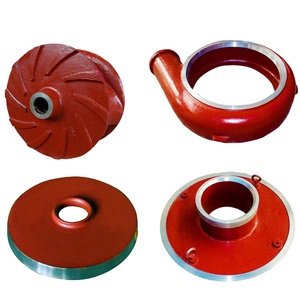 Conception d'impeller de pompe à eau haute pression de remplacement, haute résistance à l'usure, 8"x6" - Product Image 1