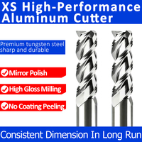 Nouvelle fraise à 3 dents en carbure de tungstène non revêtue OEM, 1-12 mm, 55 HRC, hélice à 45°, pour routeur CNC, marque MZF