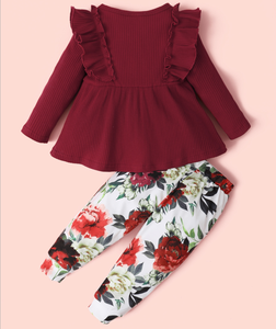 Set Due Pezzi per Bambine <span class=keywords><strong>18</strong></span> <span class=keywords><strong>Mesi</strong></span>, Fatto a Mano, Trendy, Ecologico, Magnetico, in Puro Cotone, Novità Autunnale, Disponibile Online - Product Image 3