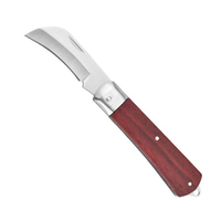 Manche en bois Pliant Poche Élagage Greffage En Herbe Coupe Couteau