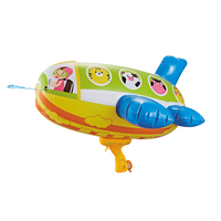 Jeux d'été Cadeau pour enfants Licorne Dinosaure Dauphin Vaisseau spatial Jouet gonflant pour piscine Bouée flottante Pistolet à eau
