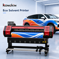 Imprimante éco-solvant grand format KONGKIM 1,8 m 3,2 m RT-3202 à double tête DX5/i3200 pour impression de bannières et de bâches de grande taille