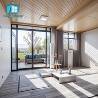 Maison Préfabriquée de Luxe en Promotion : Conteneur Habitable 40 Pieds pour Hôtel et Extérieur, Idéal pour l'Hébergement à Distance