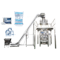 Machine de pesage, de remplissage et de scellage automatique de glaçons de 1 à 5 kg, contrôlée par PLC, haute précision, pour sacs alimentaires, chimiques et plastiques