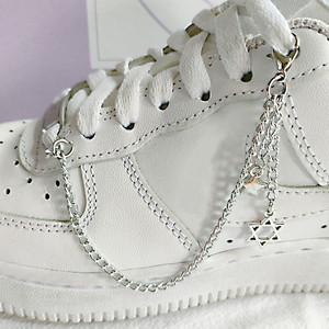Fashion Charm Cross Tassel Pendant <strong>Boot</strong> Shoe <strong>Chain</strong> Jewelry for Women Unisex Trendy Sports Shoes <strong>Chain</strong> - Product Image 1