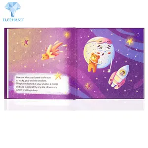 Professional Printing Best Price Hot Sell Environmental Ink Children Kid's Quiet Hardcover Cartoon Comic Story Book