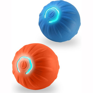 2025Hot Venta De fábrica al por mayor USB recargable inteligente gravedad saltar bola perro juguete automático rodante resistente a mordeduras bola perro juguete - Product Image 1