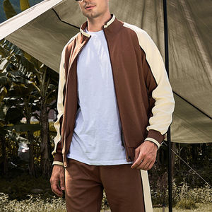 Conjunto de Chaqueta y Pantalones Deportivos de Invierno para Hombre LAYENNE, con Cremallera, Cortavientos, Transpirable, con Logotipo Bordado Personalizado - Product Image 6