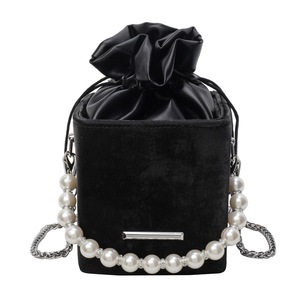 Fashion Woman Lady Vintage Chains Pearl Handbag Shoulder <strong>Bag</strong> Crossbody <strong>Bag</strong> Newest Styl - Product Image 3