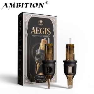 Ambition AEGIS 20 piezas 5RM 7RM 9RM 1RL 3RL 5RL 7RL 9RL RL RS RM Agujas de cartucho de tatuaje desechables curvas Magnum Round Liner Shader - Product Image 1