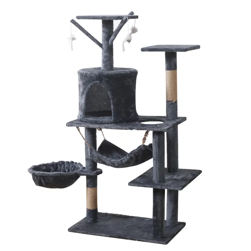 New Style Pet Accessories Cat Tree House Scratcher Cat Tree For Pet Toy