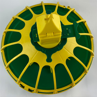 Équipement avicole entièrement automatique pour usage domestique, nouveau moteur, pour ferme africaine, en acier galvanisé à chaud, capacité de 128 poulets