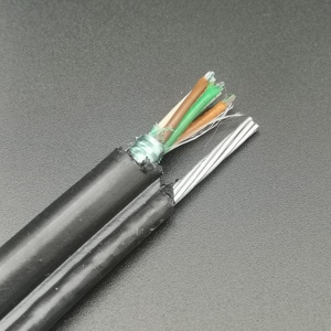 Armored 4 12 <strong>core</strong> with 7 messenger Wire figure 8 fiber optic cable - Product Image 1