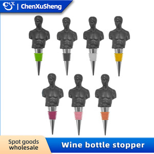 Christmas Wine Stoppers With Santa Snowman Reindeer Design Various Styles For Bottle Sealing - Product Image 4