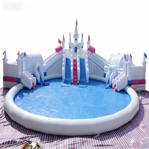 Grand <span class=keywords><strong>château</strong></span> gonflable écologique en PVC, parc aquatique avec toboggans pour enfants en plein air, combinaison de jeux aquatiques, piscine gonflable, <span class=keywords><strong>fort</strong></span> gonflable - Product Image 5