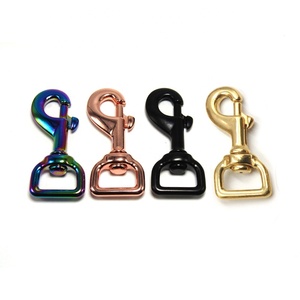 पालतू पट्टा तस्वीर हुक ठोस पीतल मढ़वाया रंग कुंडा बोल्ट के लिए उत्प्रेरक क्लिप्स लॉबस्टर हुक कुत्ते Leashes - Product Image 1