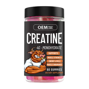 Offre Spéciale Créatine Gummies Créatine Monohydrate Gummies Favorise La Croissance Musculaire Vegan Faible Teneur en Sucre pour Hommes Gummies Pré Entraînement - Product Image 1