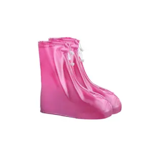 Sıcak satış PVC kaymaz su geçirmez su geçirmez galoş silikon kauçuk yağmur ayakkabı koruyucuları