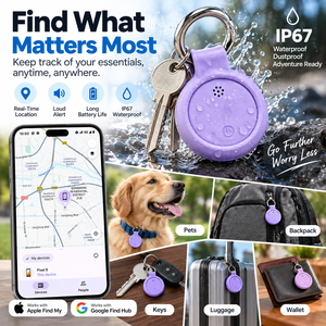 Rastreador de Objetos Inteligente Compatible con <span class=keywords><strong>Apple</strong></span> Find My y Google Find Hub, Etiqueta Antipérdida Impermeable IP67 para Equipaje, Llaves, Mascotas y Niños - Product Image 2