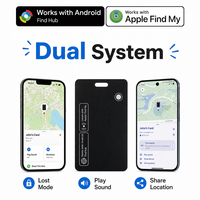 Localizador de Llaves Global de Precisión del Tamaño de una Tarjeta de Crédito, Compatible con Apple Find My y Google Find My, Localización Global Precisa para Viajes en Barco