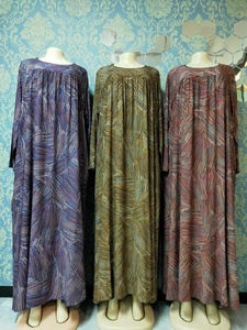 Ventes chaudes Styles d'été populaires Vêtements islamiques en coton luxueux pour femmes Robe longue maxi bon marché - Product Image 6
