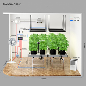 Thương mại Nhà Kính seedbed 4x8 ft Vườn Ươm giường EBB và dòng chảy khay hydroponics di chuyển cán băng ghế dự bị hệ thống lũ bảng - Product Image 6