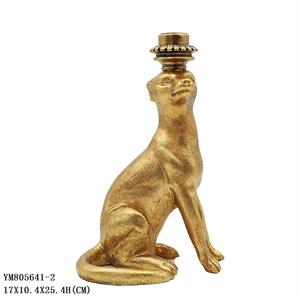 Juego de moldes para velas de té con forma de animal de resina de color dorado personalizado - Product Image 2