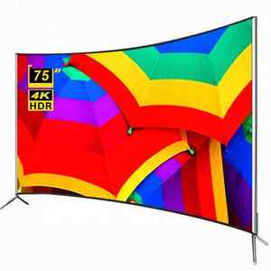 Téléviseur intelligent incurvé 75 pouces 4K Ultra HD LED Android TV avec haut-parleur intégré Hdtv - Product Image 1