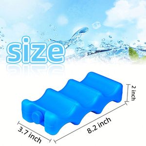 Contoured Freezer Packs Ice Brick for Breastmilk Bottle Storage <b>Lunch</b> <b>Box</b> for Breastfeeding Working - Product Image 2