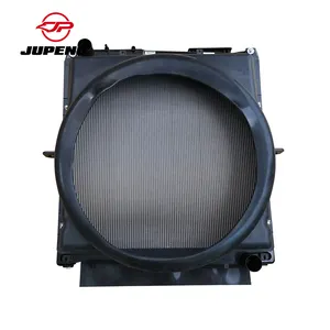 6UZ1 Radiator 8974321060 Qingling 1301010-D15YR untuk Isuzu Giga VC61 aluminium pendingin inti dan panduan kipas plastik