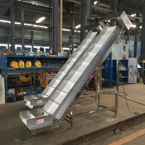 China supplier custom made different height portable inclined pu belt conveyor machine for sale