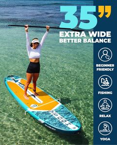 Venta caliente Paddleboard 11 'x 35 "Sup <span class=keywords><strong>Tabla</strong></span> de surf Inflable <span class=keywords><strong>Stand</strong></span> <span class=keywords><strong>up</strong></span> Paddle Board Body <span class=keywords><strong>Tabla</strong></span> Paddle Surf Mega Sup - Product Image 4