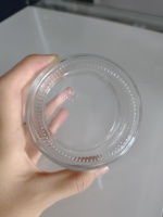 Bocaux en verre pour miel d'abeille à large ouverture de 200 ml, bocaux en verre ronds avec couvercles