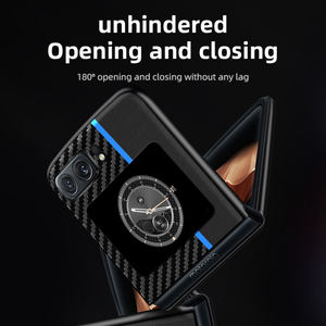 Para <span class=keywords><strong>Motorola</strong></span> <span class=keywords><strong>Razr</strong></span> <span class=keywords><strong>2022</strong></span> 5G caja del teléfono de fibra de carbono de todo incluido protección Moto <span class=keywords><strong>Razr</strong></span> a prueba de golpes a prueba de la cubierta del teléfono - Product Image 4