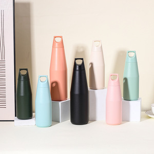 Gobelet isotherme en acier inoxydable 304, portable, pour les sports de plein air, avec poignée, double paroi. - Product Image 3