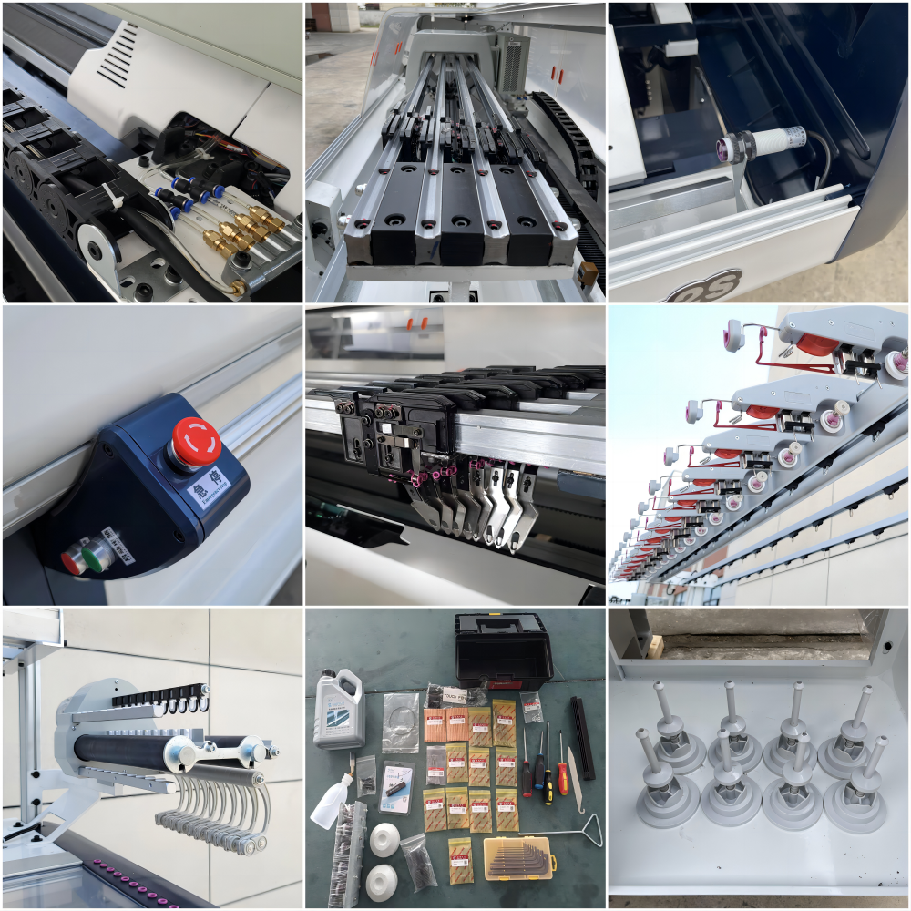 Flat vamp knitting machine for 3d shoe uppers with 36inch