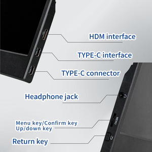จอแบบพกพาสำหรับเล่นเกมหน้าจอ4K ขนาด15.6นิ้วสำหรับ PS4สวิทช์โทรศัพท์พร้อมฟังก์ชั่น1080P/<span class=keywords><strong>TOUCH</strong></span> สำหรับตัวเลือก - Product Image 4
