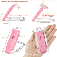 Lampe de lecture LED portable à clipser, rechargeable par USB, pour la lecture nocturne au lit, pour compagnon de lit, étudiant, voyage, Kindle, livre broché