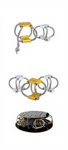 Camelbell נירוסטה אלומיניום חבל תיל הפחתת רעידות בולם זעזועים עבור מכשירים אלקטרוניים קטנים עומס של 0.05-14.2kg - Product Image 4