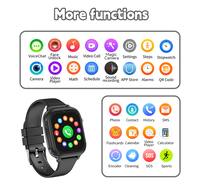 Reloj Inteligente para Niños con GPS, Pantalla Táctil, Diseño de Anime, con Llamadas, para Niñas
