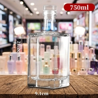 Nouveauté Tengsheng DF02 Diffuseurs de parfum de luxe 500 ml avec bouchon en liège, bouteille en verre estampée à chaud