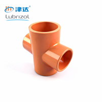 Tuyaux et raccords CPVC orange de haute qualité pour système d'incendie, tuyaux de protection incendie CPVC